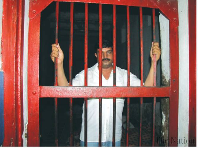 Suhail Khan in Police Station Lock up